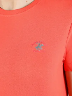 Polo Club T-shirt girocollo da donna in cotone