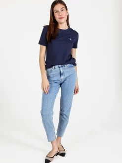 Polo Club T-shirt girocollo da donna in cotone