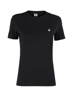 Polo Club T-shirt girocollo da donna in cotone