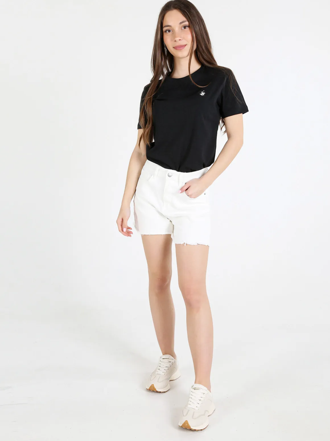 Polo Club T-shirt girocollo da donna in cotone