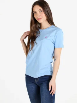 Polo Club T-shirt girocollo da donna in cotone