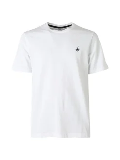 Polo Club T-shirt girocollo da uomo in cotone - bianco