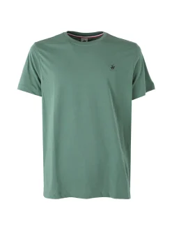 Polo Club T-shirt girocollo da uomo in cotone - verde