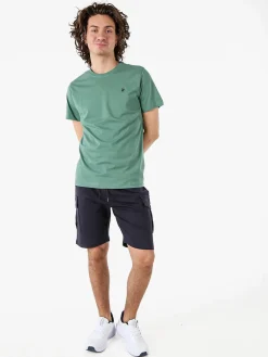 Polo Club T-shirt girocollo da uomo in cotone - verde