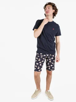 Polo Club T-shirt girocollo da uomo in cotone