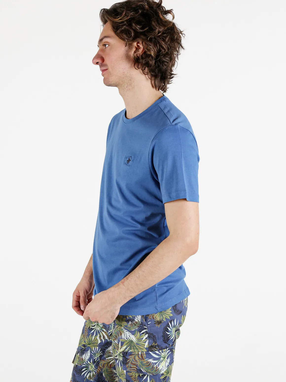 Polo Club T-shirt girocollo da uomo in cotone