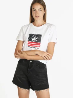 Polo Club T-shirt manica corta donna con stampa
