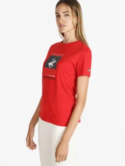 Polo Club T-shirt manica corta donna con logo