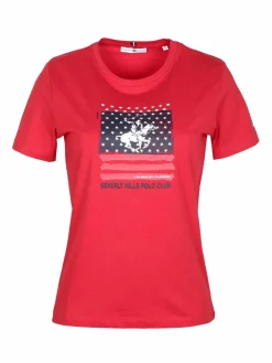 Polo Club T-shirt manica corta donna con logo