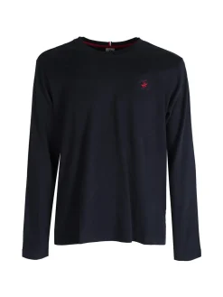 Polo Club T-shirt uomo a maniche lunghe in cotone
