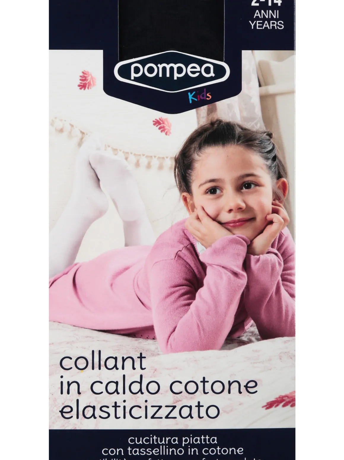 Pompea Collant bambina in caldo cotone