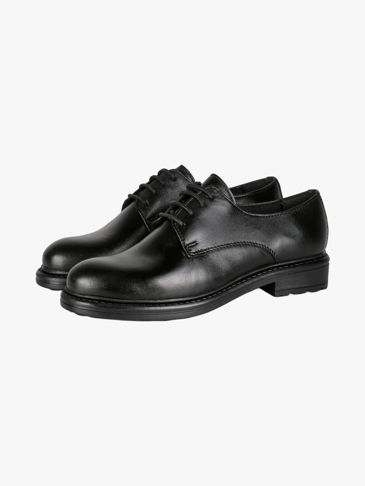 Posch Francesine donna stringate in pelle - nero