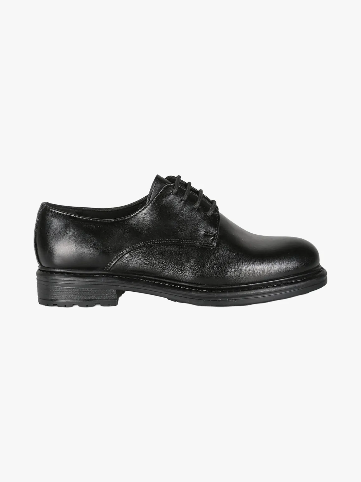 Posch Francesine donna stringate in pelle - nero