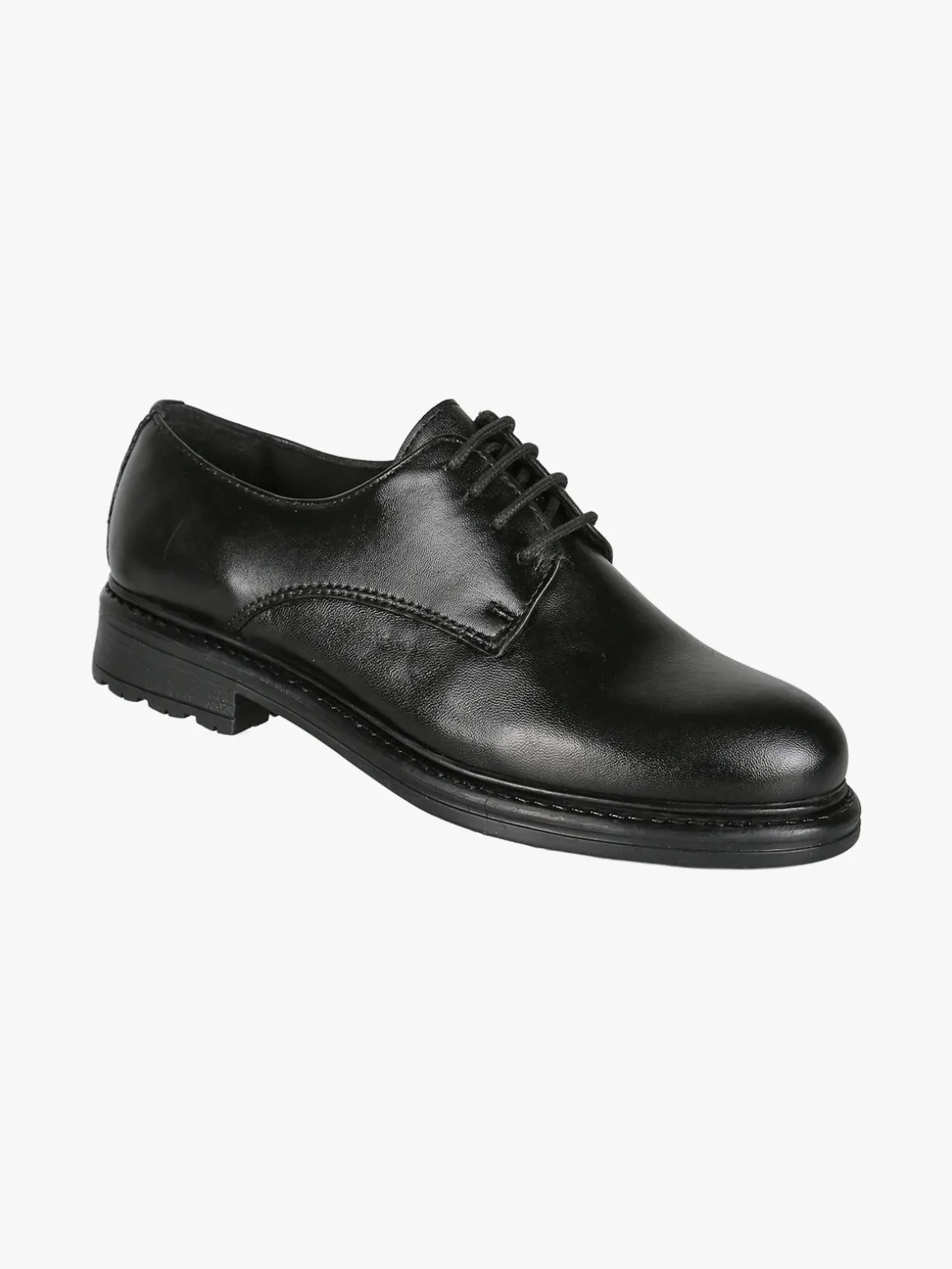 Posch Francesine donna stringate in pelle - nero