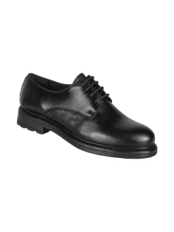 Posch Francesine donna stringate in pelle - nero