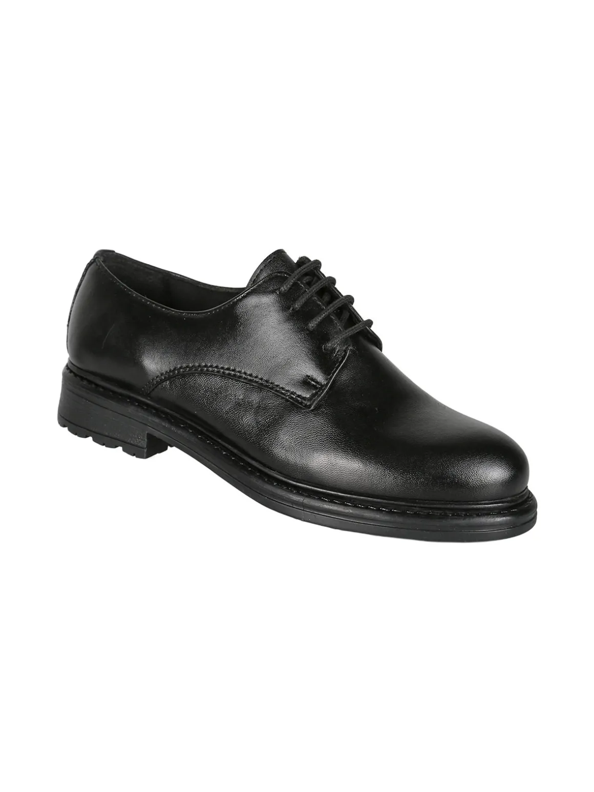 Posch Francesine donna stringate in pelle - nero