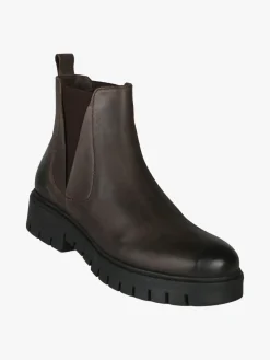 Posch Stivaletti donna chunky in pelle - moro