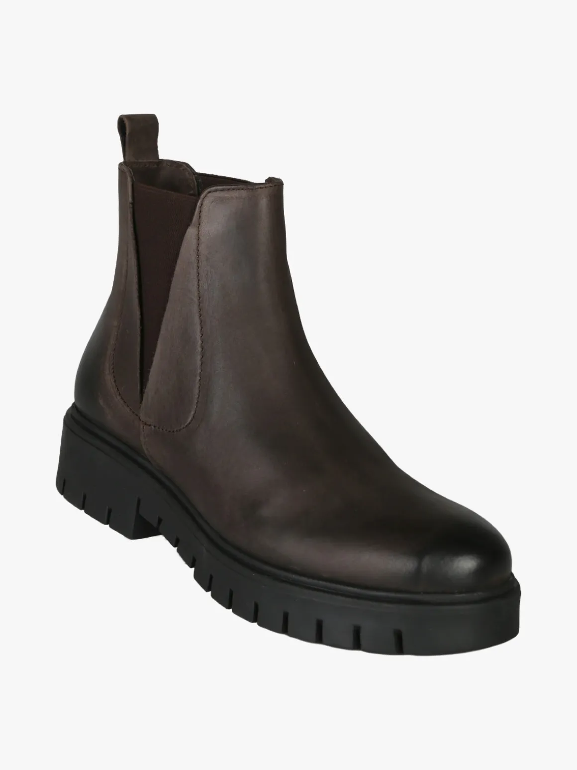 Posch Stivaletti donna chunky in pelle - moro
