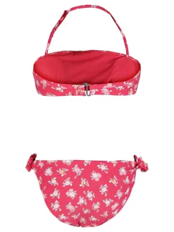 Power Flower Bikini bambina fiorato a fascia