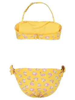 Power Flower Bikini bambina fiorato a fascia