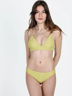 Power Flower Bikini donna a triangolo monocolore