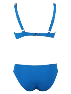 Power Flower Bikini donna con strass e coppe imbottite