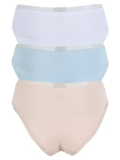 Power Flower Confezione da 3 slip donna in cotone