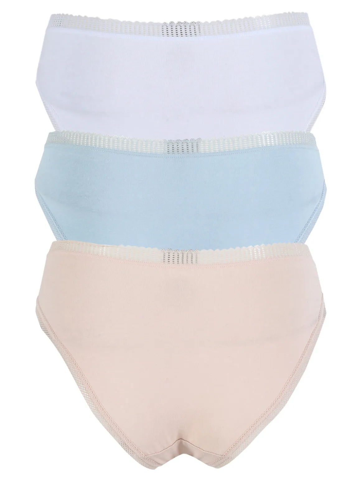 Power Flower Confezione da 3 slip donna in cotone