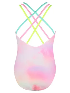 Power Flower Costume intero da bambina con stampa