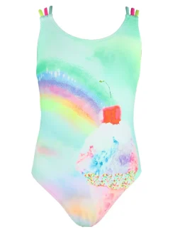 Power Flower Costume intero da bambina con stampa