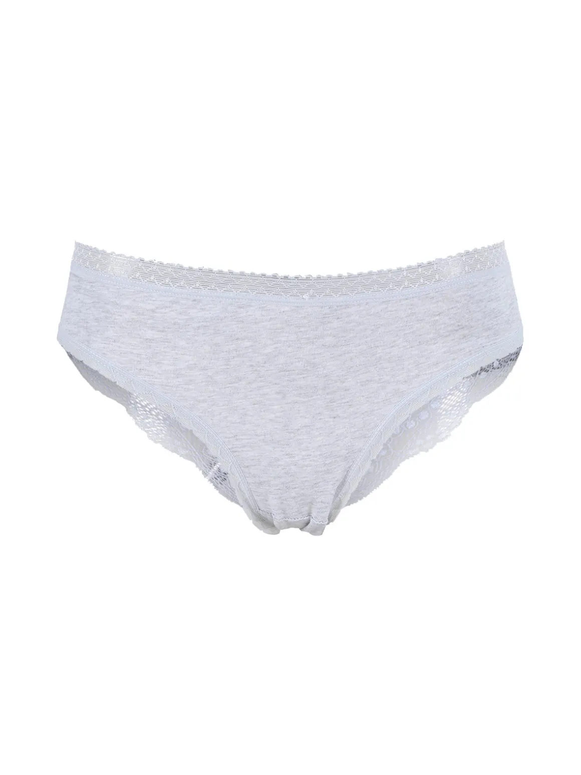 Power Flower Slip donna con pizzo dietro - grigio