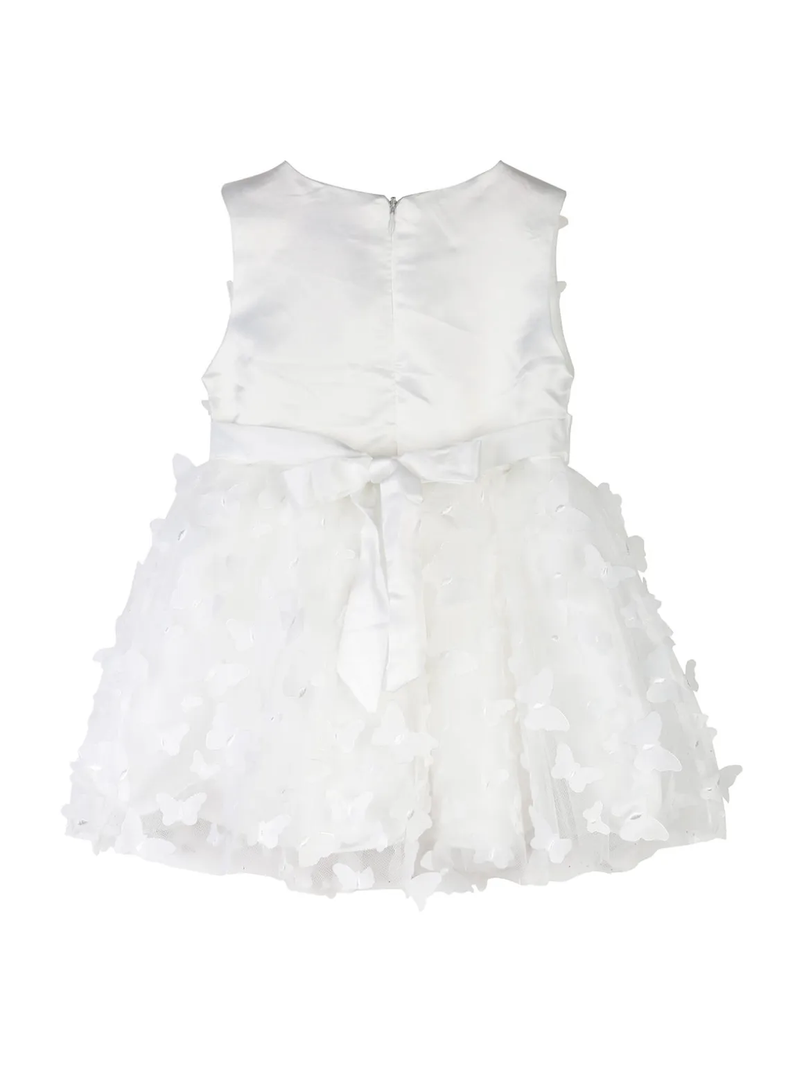 Pretty Baby Abito da cerimonia per neonate in tulle con fiocco per capelli