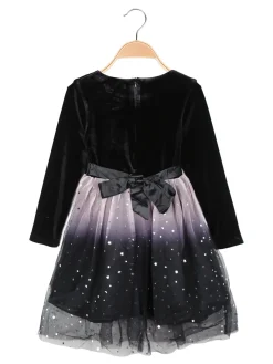 Pretty Baby Vestito elegante da bambina in velluto e tulle