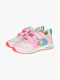 Primigi Sneakers da bambina con strappi e luci - rosa