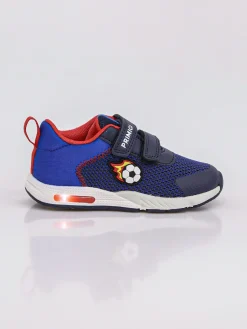 Primigi Sneakers da bambino con strappi e luci - blu scuro