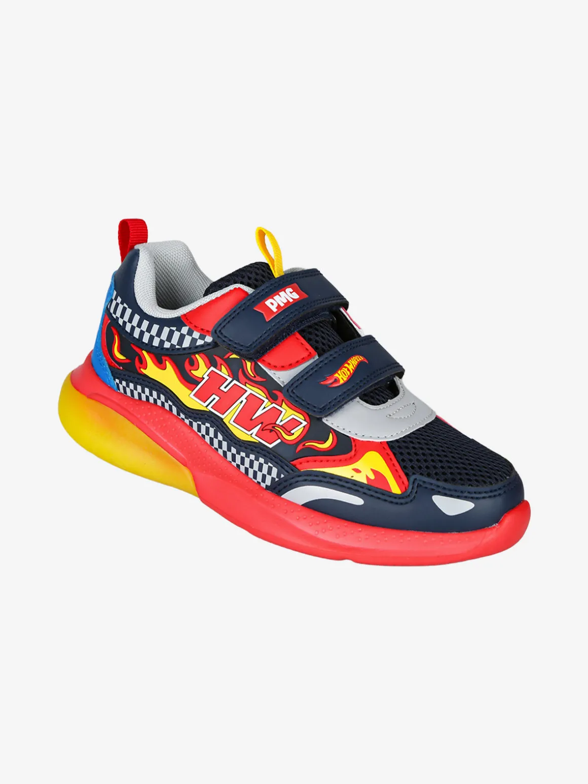 Primigi Sneakers da bambino con luci e strappi - blu scuro