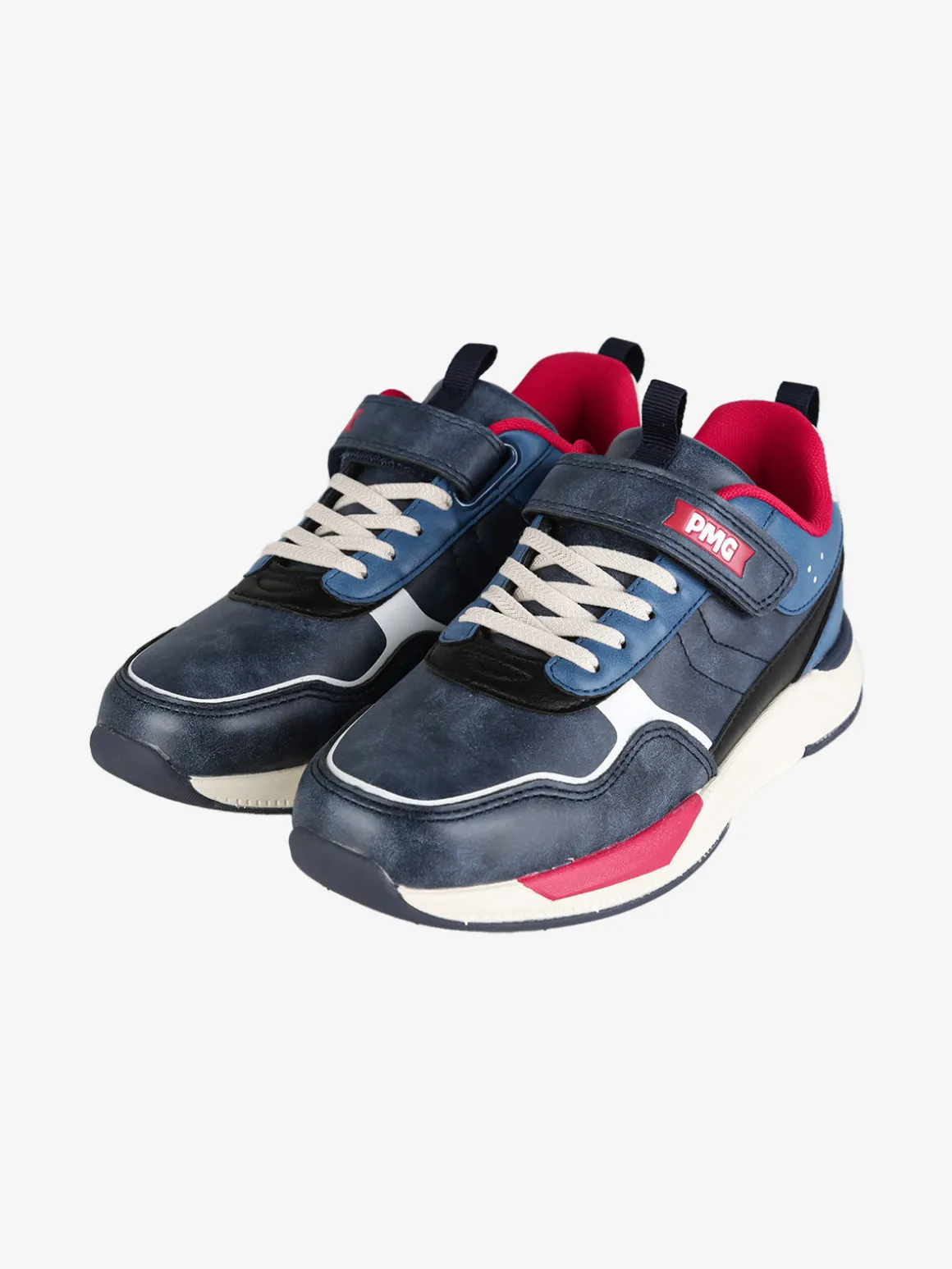 Primigi Sneakers da ragazzo con cinturino a strappo e lacci elastici