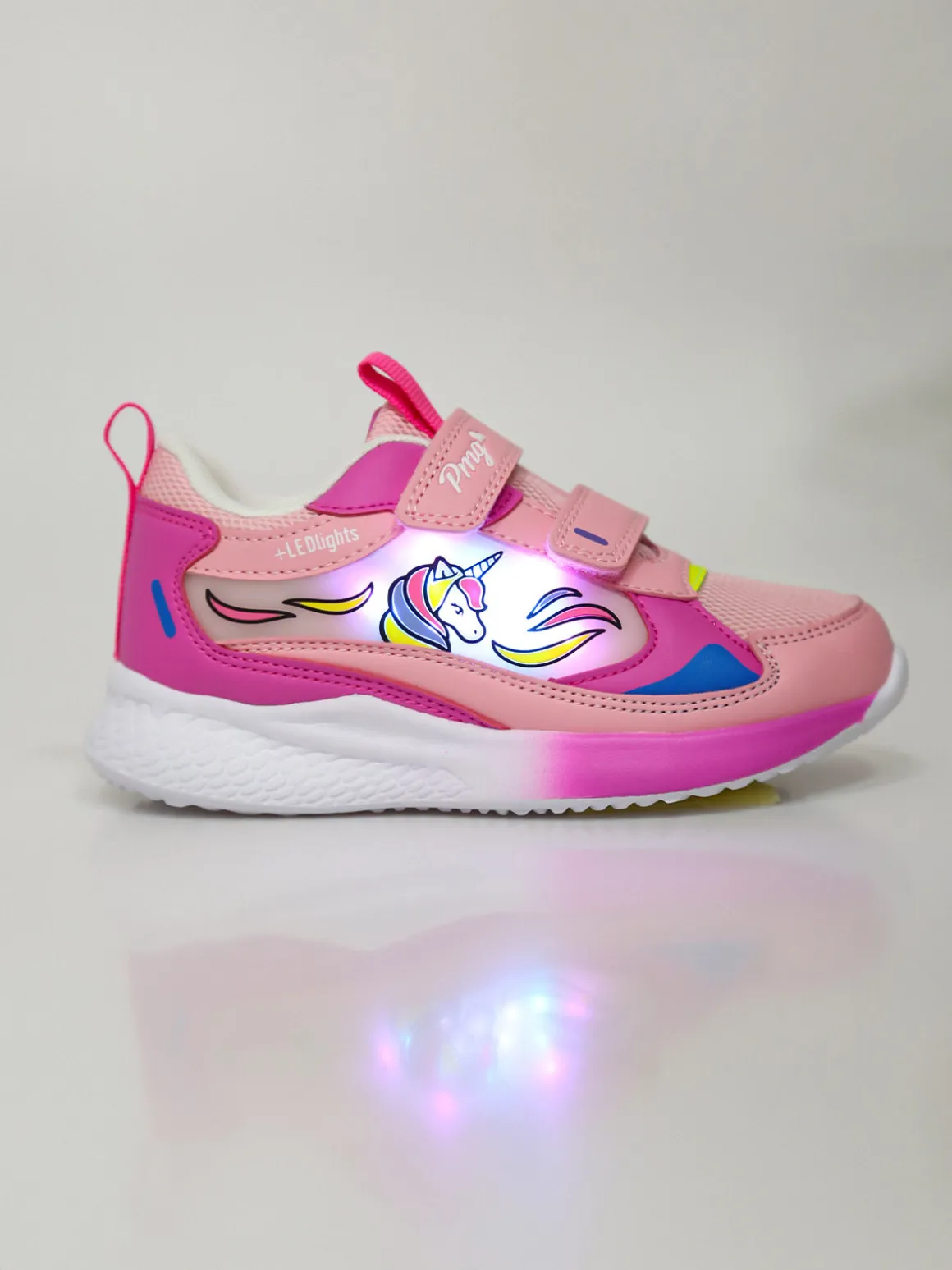 Primigi Sneakers unicorno da bambina con luci e strappi