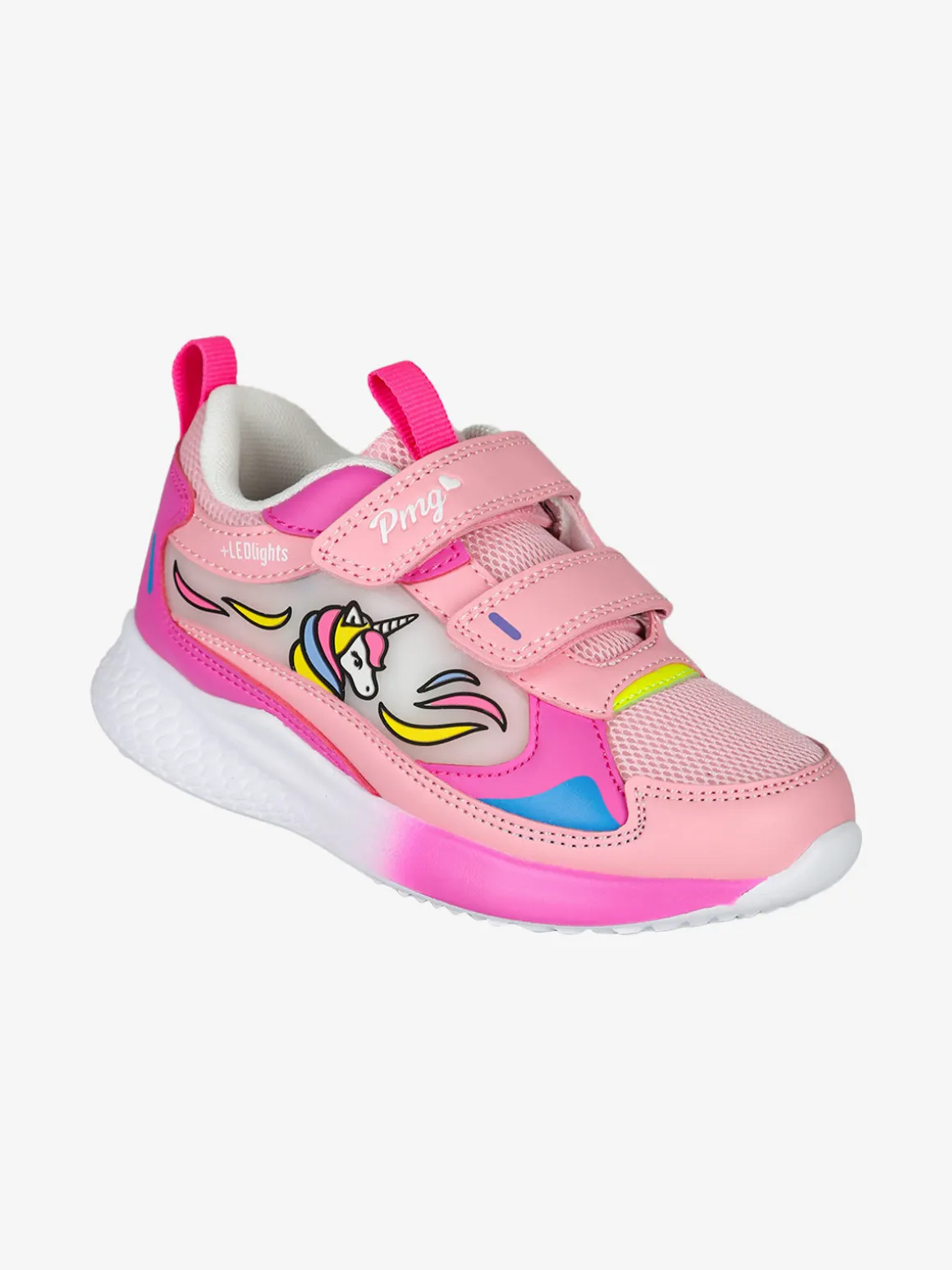 Primigi Sneakers unicorno da bambina con luci e strappi