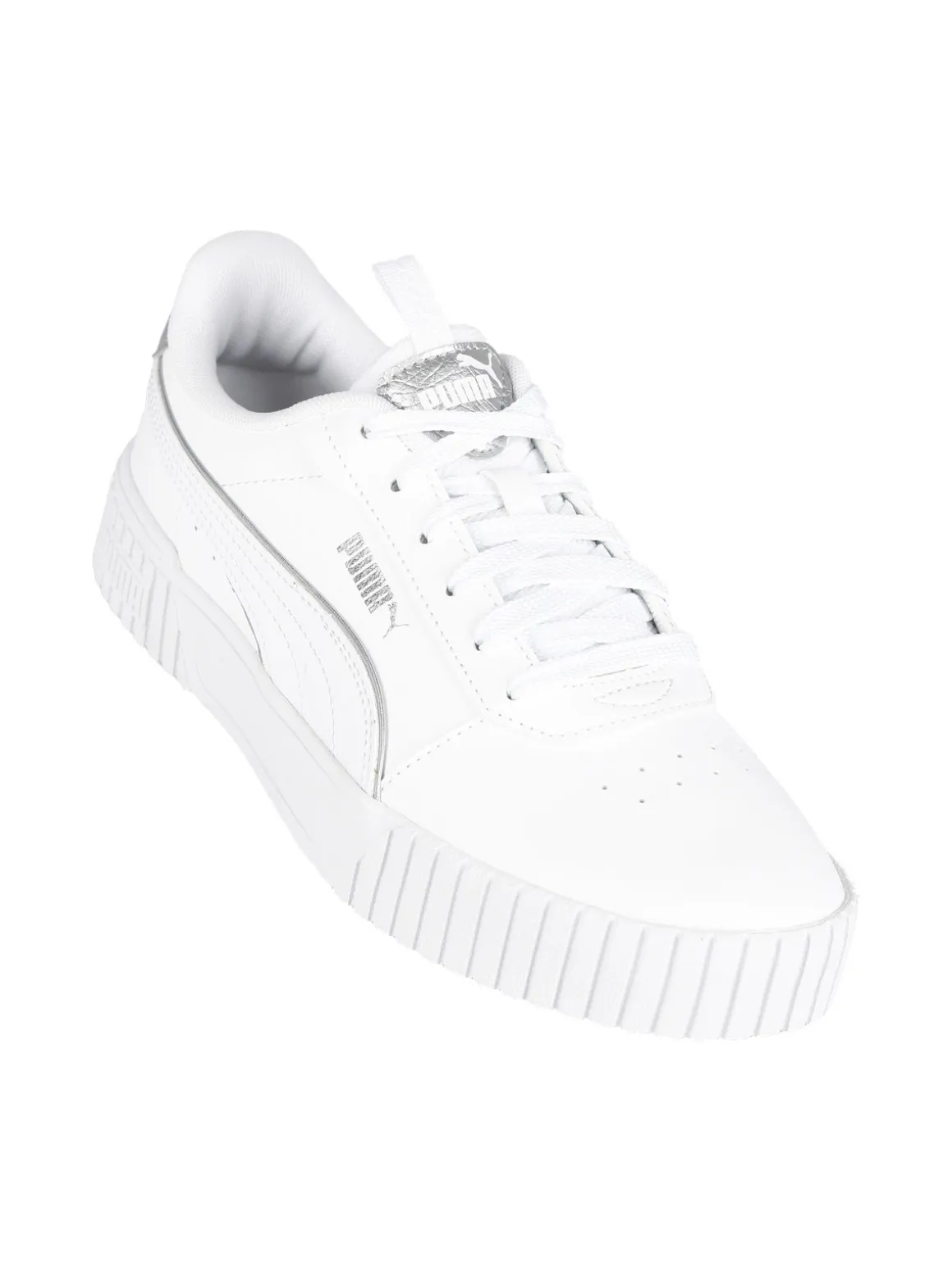 Puma Carina 2.0 Pop Up Mtllcs Sneakers con platform da ragazza