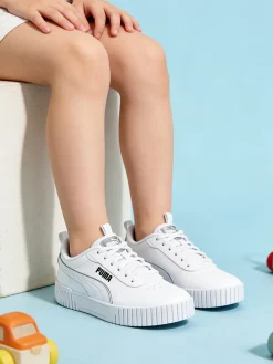 Puma Carina 2.0 Pop Up Mtllcs Sneakers con platform da ragazza
