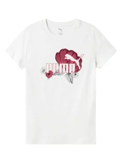 Puma ESS + FLOREAL LOGO GRAPH TEE T-shirt donna