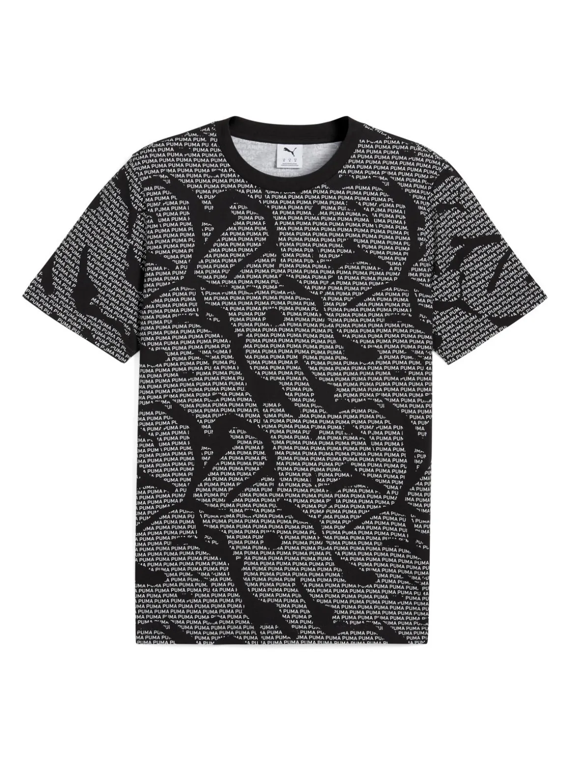 Puma ESS LOGO LAB AOP T-shirt da uomo - nero