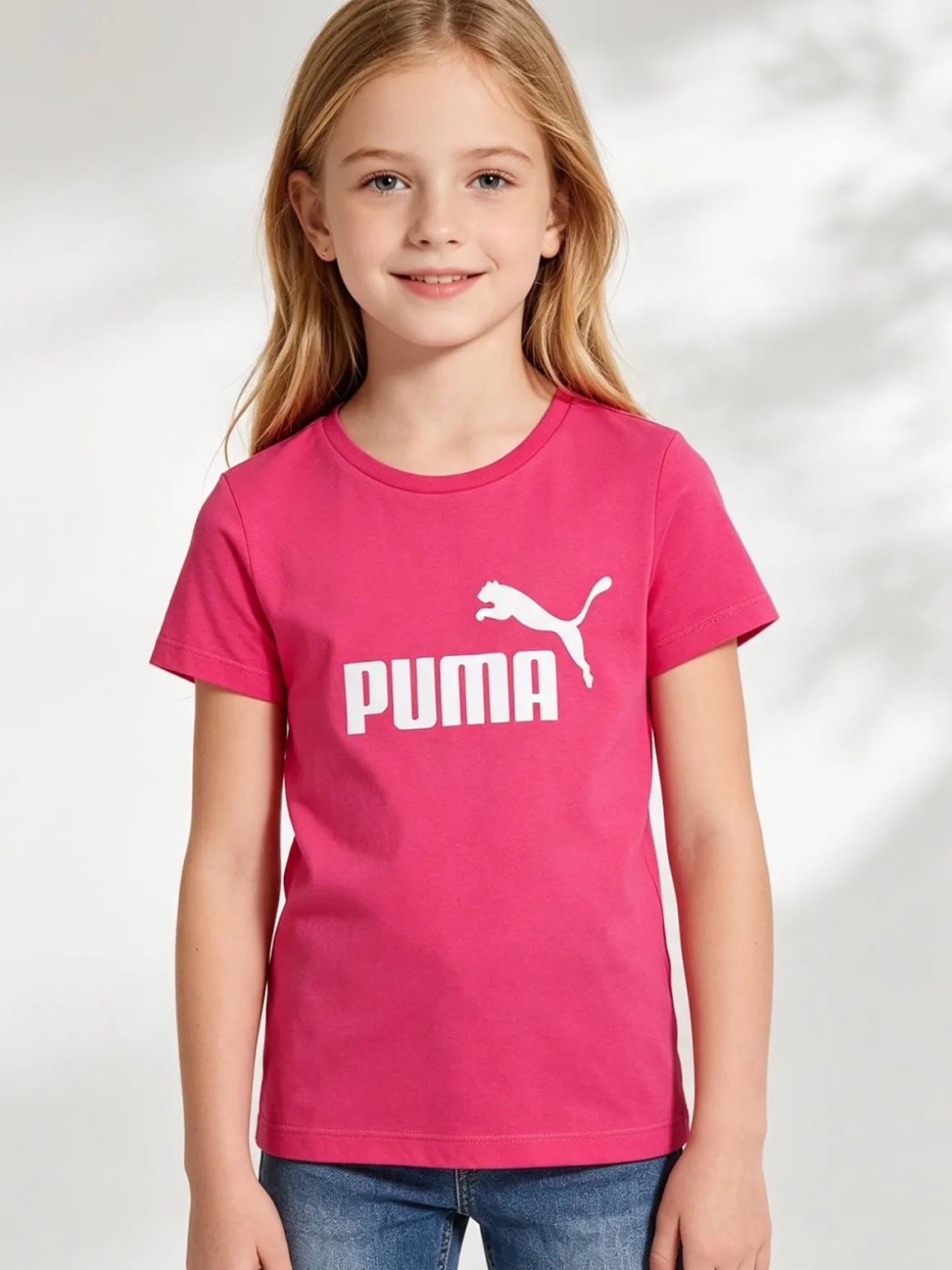 Puma ESS + LOGO TEE T-shirt sportiva da ragazza