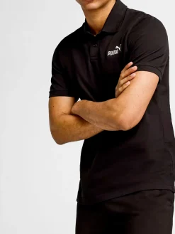 Puma ESS No.1 Logo piquet Polo uomo maniche corte - nero