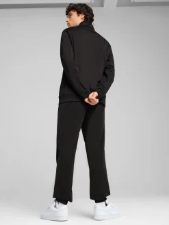 Puma ESS Poly Suit Completo tuta sportiva da uomo full zip - nero