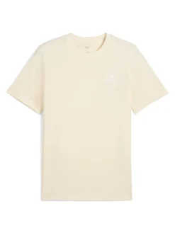 Puma ESS Small No.1 Logo Tee T-shirt uomo - panna