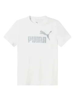 Puma ESS + TEXTURED FOIL BIG LOGO T-shirt da ragazza