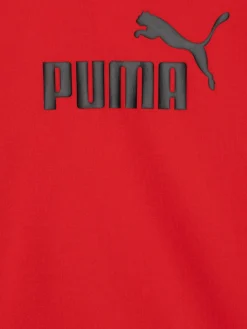 Puma LOGO CREW SUIT Completo tuta da bambini invernale - rosso