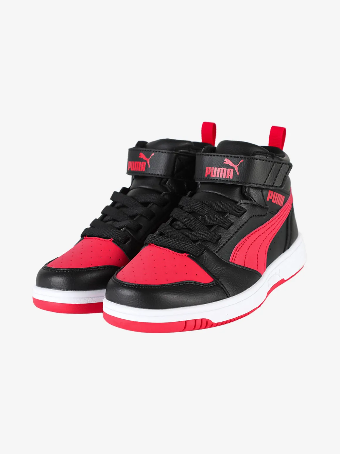 Puma Rebound v6 Mid AC Sneakers alte da bambino bicolore